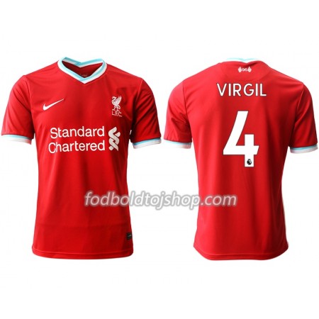Liverpool Virgil van Dijk 4 Hjemmebanetrøje 2020-21 S/S
